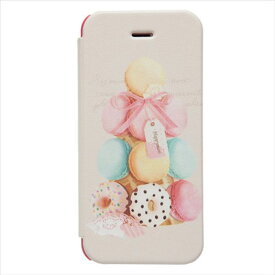 Happymori iPhone SE(第1世代)/5s/5用ケース Le Petit BonBo Flip マカロン HM2458I5S [HM2458I5S]