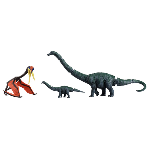 巨大恐竜スーパーサウルス スーパーサウルス 子ども ケツァルコアトルスの3体がセットになったギフトセット タカラトミー 贈与 ｱﾆｱAA05ﾀｲｹﾂｷﾖﾀﾞｲｷﾖｳﾘﾕｳｾﾂﾄ アニア 巨大恐竜セット AA-05対決 送料無料 新品