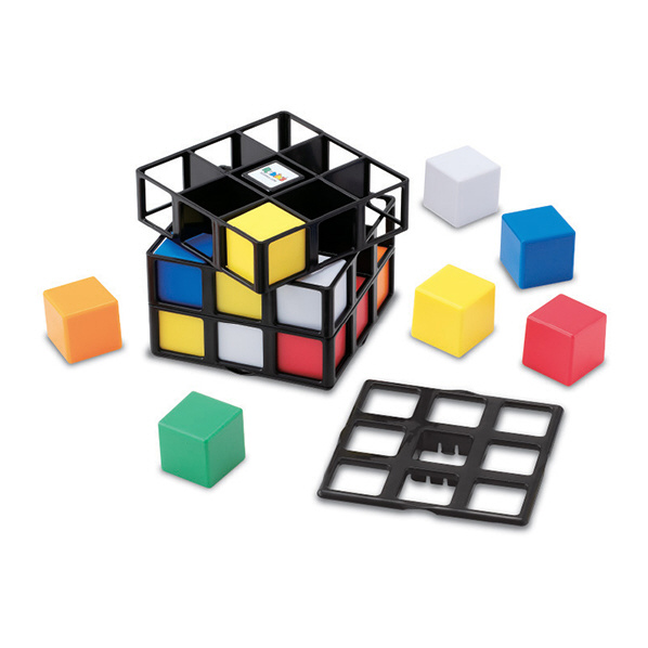 ひねってひっくり返して展開が変わるルービックキューブ型3目並べ メガハウス Rubik S Cage ルービックケージ ﾙ ﾋﾞﾂｸｹ ｼﾞ