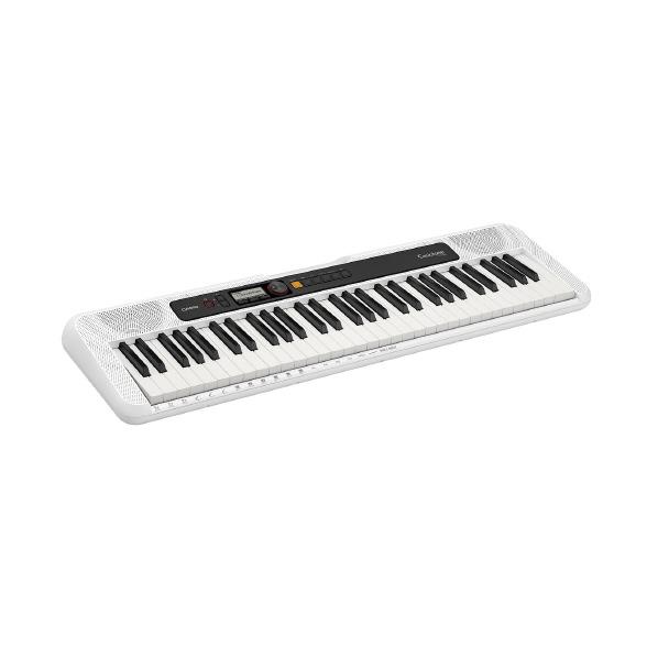 新品 送料無料 弾き応えのある演奏感が楽しめるピアノ形状鍵盤 カシオ ベーシックキーボード CT-S200WE 正規品 ホワイト CTS200WE
