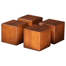 朝日木材 オーディオベース(4個1組) ブラウン SD-BA2N [SDBA2N]