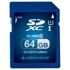 O[nEX SDXC[J[h(Class 10E64GB) GH-SDXCUB64G [GHSDXCUB64G]