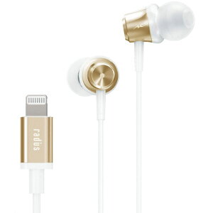 ���f�B�E�X Lightning�C���t�H�� Inner Ear Headphones with Lightning �S�[���h HP-NEL11N [HPNEL11N]