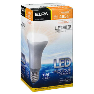 �G���p LED�d�� E26���� �S����485lm(6�D0W���t�����v�^�C�v) �d���F���� LDR6L-H-G601 [LDR6LHG601]