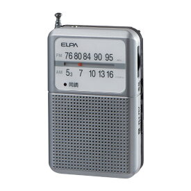 エルパ AM/FM電池長持ちラジオ ER-P80F [ERP80F]