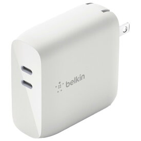 BELKIN PD対応USB充電器(68W) BOOST UP CHARGE Pro ホワイト WCH003DQWH [WCH003DQWH]