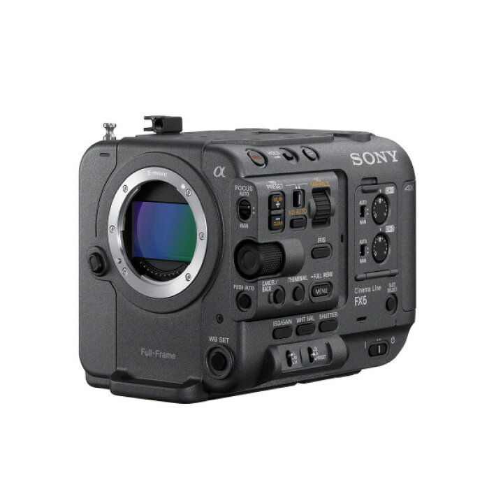 楽天市場】Cinema Line カメラ SONY FX6 ブラック ILME-FX6V [ILMEFX6V 