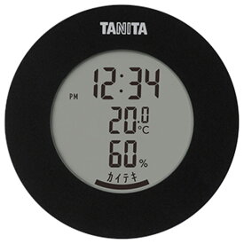 タニタ デジタル温湿度計 ブラック TT-585-BK [TT585BK]【MAAP】