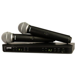 SHURE �f���A���`�����l���n���h�w���h�^���C�����X�V�X�e���yPG58�n���h�w���h�}�C�N 2�{�z BLX�V���[�Y BLX288J/PG58-JB [BLX288JPG58JB]�yRNH�z