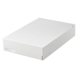 BUFFALO USB3．2(Gen．1)対応外付けHDD(4TB) ホワイト HD-LE4U3-WB [HDLE4U3WB]【JPSS】