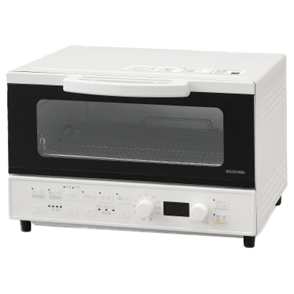 アイリスオーヤマ マイコン式オーブントースター ホワイト MOT-401-W [MOT401W]【RNH】【WNSP】