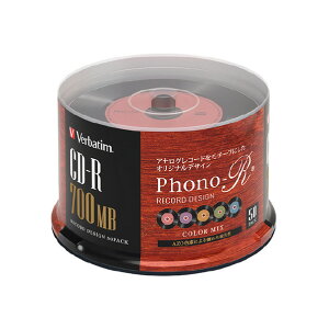 Verbatim f[^pCD-R 700MB 48{Ή 50 SR80FHX50SV7 [SR80FHX50SV7]yNVPMz