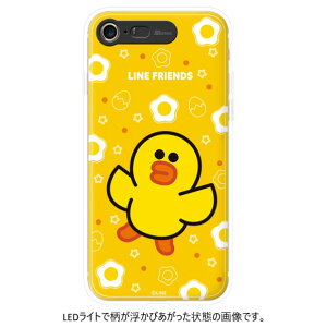 LINE FRIENDS iPhone SE(3)/SE(2)/8/7pLINE FRIENDS LIGHT UP CASE T[GbO KCL-LSA002 [KCLLSA002]