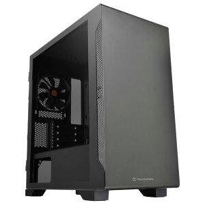 Thermaltake �~�j�^���[�^PC�P�[�X S100 TG�V���[�Y �u���b�N CA-1Q9-00S1WN-00 [CA1Q900S1WN00]