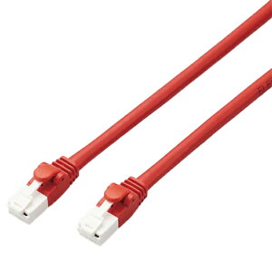 �G���R�� Cat6A LAN�P�[�u�� 5m ���b�h LD-GPAT/RD5/RS [LDGPATRD5RS]�yMRPT�z