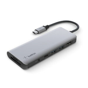 BELKIN USB-C 7-in-1}`|[gA_v^[ Vo[ AVC009BTSGY [AVC009BTSGY]