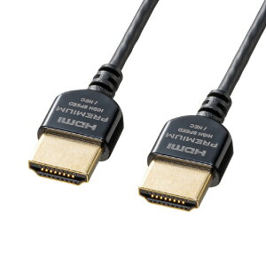 �T�����T�v���C �v���~�A��HDMI�P�[�u��(�X�[�p�[�X�����^�C�v�E1m) �u���b�N KM-HD20-PSS10 [KMHD20PSS10]�yFMPT�z