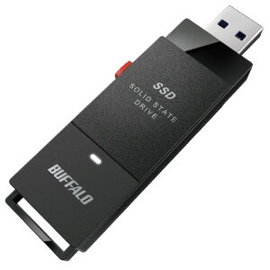 BUFFALO PCΉ USB3D2(Gen2) TV^ XeBbN^OtSSD TypeCt(500GB) ubN SSD-SCT500U3-BA [SSDSCT500U3BA]