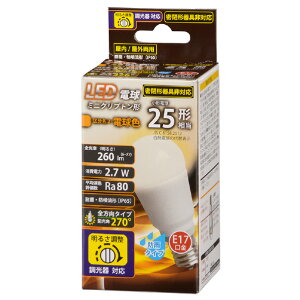 �I�[���d�@ LED�d�� E17���� �S����260lm(2�D7W�~�j�N���v�g���`) �d���F���� LDA3L-G-E17/D G11 [LDA3LGE17DG11]