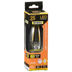 �I�[���d�@ LED�d�� E26���� �S����260lm(2�D0W �t�B�������g�^�C�v�E�V�����f���A�`) �d���F���� LDC2L/D C6 [LDC2LDC6]