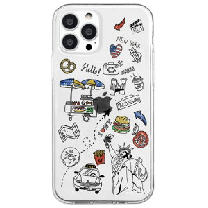 Dparks iPhone 13 Pro�p�\�t�g�N���A�P�[�X I LOVE NEWYORK DS21185I13P [DS21185I13P]