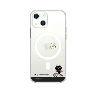 abbi FRIENDS iPhone 13�pMagsafe�Ή��N���A�P�[�X �l�R�}���W���E �T�C�N�����O ABF21722I13 [ABF21722I13]