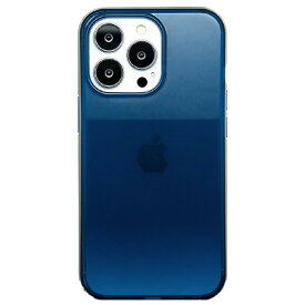 CRYSTAL ARMOR iPhone 13 Pro用HEXAGON クリアケース MATTE SUNSET BLUE PEI25-HX-MSB [PEI25HXMSB]