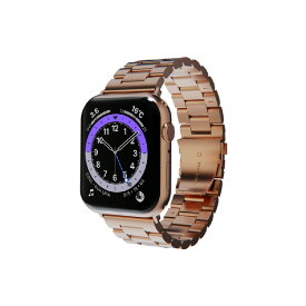 miak Apple Watch 49/45/44/42mm用METAL BAND ローズゴールド SFBMA-W4244RG [SFBMAW4244RG]【AMUP】