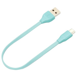 PGA USB Type-C USB Type-A �R�l�N�^ USB�t���b�g�P�[�u�� 15cm �u���[ PG-CUC01M08 [PGCUC01M08]