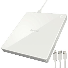 バッファロー スマートフォン用CDレコーダー「ラクレコ+」ケーブルモデル ホワイト RR-C1-WH [RRC1WH]