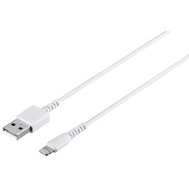 BUFFALO USB2．0ケーブル(Type-A to Lightning) 0．5m ホワイト BSMPCL105WH [BSMPCL105WH]