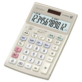カシオ 本格実務電卓 ジャストサイズ ゴールド JS-20WKA-GD-N [JS20WKAGDN]