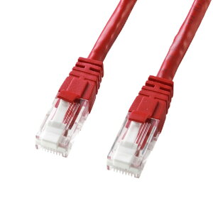 �T�����T�v���C �ߐ܂�h�~�J�e�S��6LAN�P�[�u��(1m) ���b�h KB-T6TS-01RN [KBT6TS01RN]