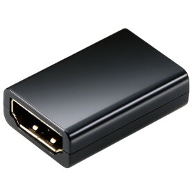 エレコム HDMI延長アダプター(タイプA-タイプA) スリムタイプ ブラック AD-HDAASS01BK [ADHDAASS01BK]【MYMP】