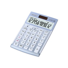 カシオ 本格実務電卓 ジャスト型 ブルー JS-20DC-BU-N [JS20DCBUN]