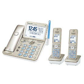 パナソニック デジタルコードレス電話機(受話子機+子機2台タイプ) シャンパンゴールド VE-GD78DW-N [VEGD78DWN]