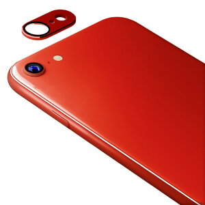 PGA iPhone SE(��3����)/SE(��2����)/8/7�p�J�����t���v���e�N�^�[ ���b�h PG-22MCH06RD [PG22MCH06RD]