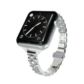 miak Apple Watch 45/44/42mm用JUBILEE METAL BAND シルバー SJEMA-W4244SL [SJEMAW4244SL]【AMUP】