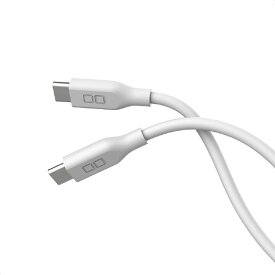 CIO シリコンケーブル USB-C to USB-C 1m ホワイト CIO-SL30000-CC1-WH [CIOSL30000CC1WH]