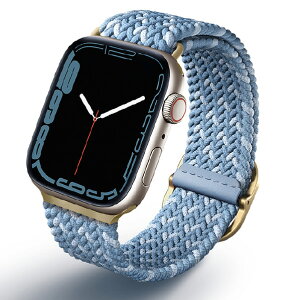 UNIQ Apple Watch 38/40/41mm�pBRAIDED STRAP UNIQ ASPEN DESIGNER EDITION CERULEAN BLUE UNIQ-41MM-ASPDECBLU [UNIQ41MMASPDECBLU]