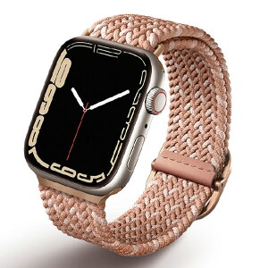UNIQ Apple Watch 38/40/41mm�pBRAIDED STRAP UNIQ ASPEN DESIGNER EDITION CITRUS PINK UNIQ-41MM-ASPDECPNK [UNIQ41MMASPDECPNK]