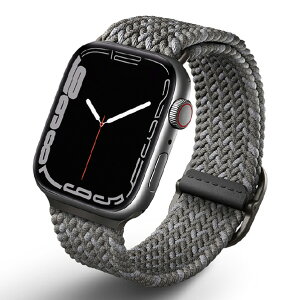 UNIQ Apple Watch 42/44/45mmpBRAIDED STRAP UNIQ ASPEN DESIGNER EDITION PEBBLE GREY UNIQ-45MM-ASPDEPGRY [UNIQ45MMASPDEPGRY]