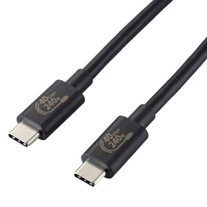 GR USB4P[u(FؕiEUSB Type-C to USB Type-C) 1D0m ubN USB4-CCPE10NBK [USB4CCPE10NBK]
