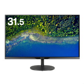 グリーンハウス 31．5型ワイドカラーLED液晶ディスプレイ ブラック GH-LCW32C-BK [GHLCW32CBK]【RNH】
