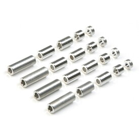 タミヤ ミニ四駆グレードアップパーツ No．473 アルミスペーサーセット(12/6．7/6/3/1．5mm) GP473アルミスペ-サ-セツト [GP473アルミスペ-サ-セツト]