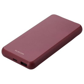 エレコム 5V/3A出力 モバイルバッテリー(10000mAh/15W/C×1+A×1) レッド DE-C38-10000RD [DEC3810000RD]【JPSS】