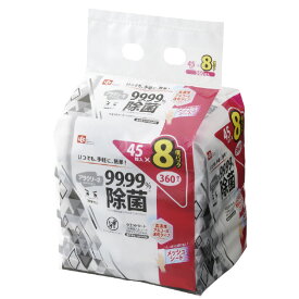 レックケミカル 激落ちくん 高濃度アルコール配合99．99%除菌シート 45枚入×8個 アラクリーネ アラクリネ99.99ジヨキンシト45マイ8P [アラクリネ99.99ジヨキンシト45マイ8P]