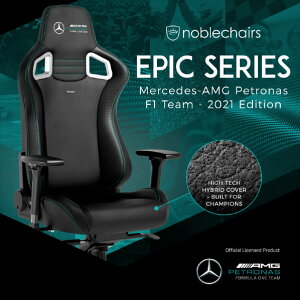 noblechairs Q[~O`FA EPIC - Mercedes-AMG Petronas Formula One Team - 2021 Edition ubN/O[ NBL-EPC-PU-MPF-SGL-ED [NBLEPCPUMPFSGLED]