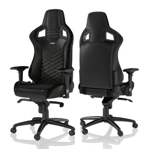 noblechairs �Q�[�~���O�`�F�A EPIC(�G�s�b�N) �u���b�N/�S�[���h NBL-PU-GOL-003-ED [NBLPUGOL003ED]