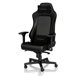 noblechairs �Q�[�~���O�`�F�A HERO(�q�[���[) �u���b�N/�S�[���h NBL-HRO-PU-GOL-SGL-ED [NBLHROPUGOLSGLED]�yMAYP�z